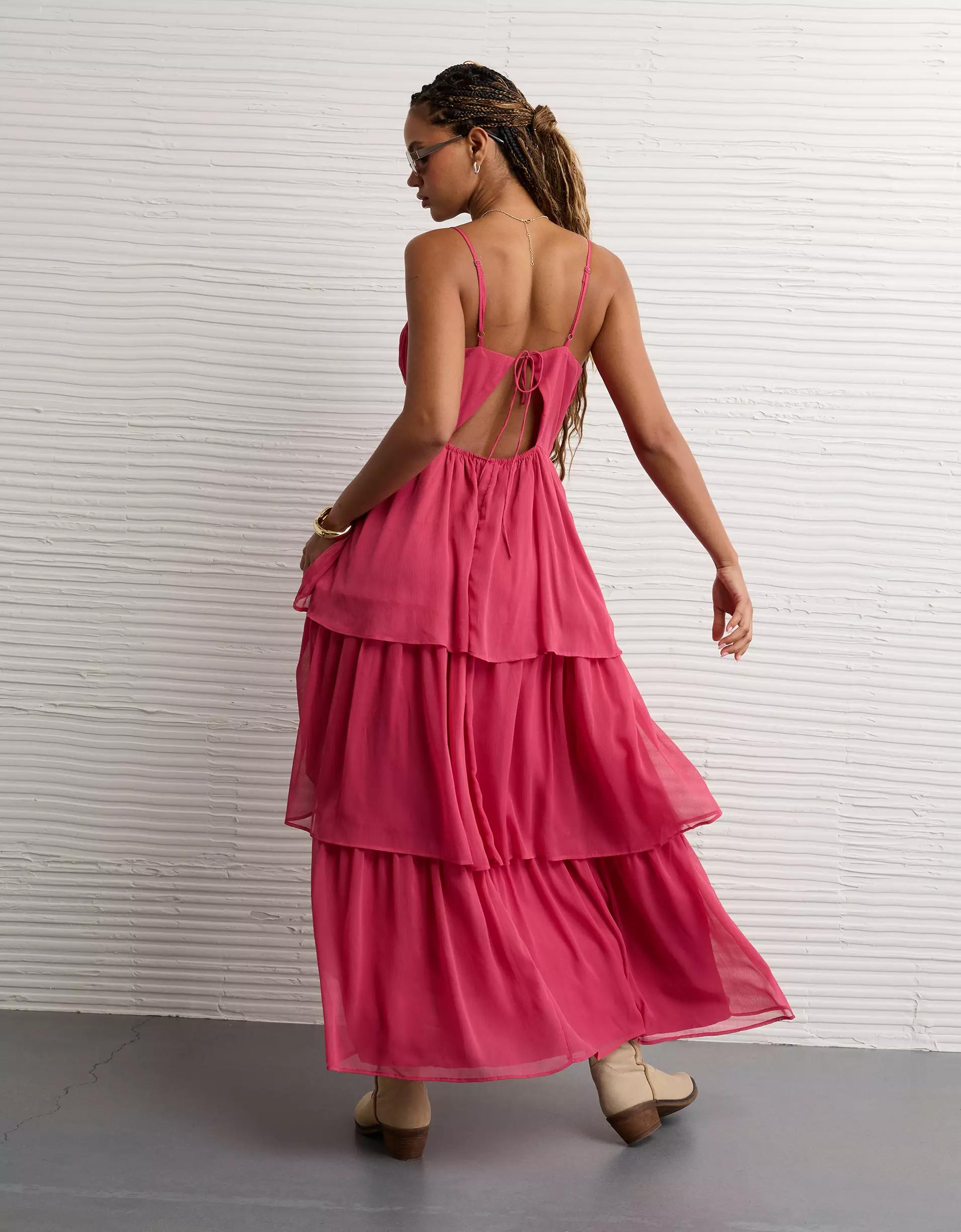 AE Sweetheart Tiered Maxi Dress Women's Product Image