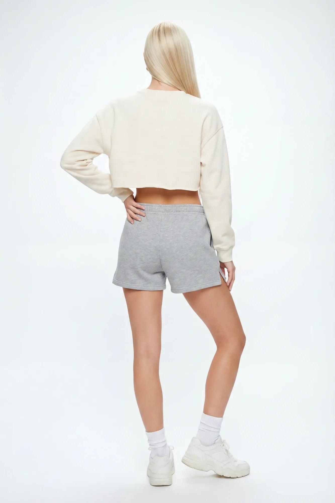 Fleece Boyfriend Short Female Product Image