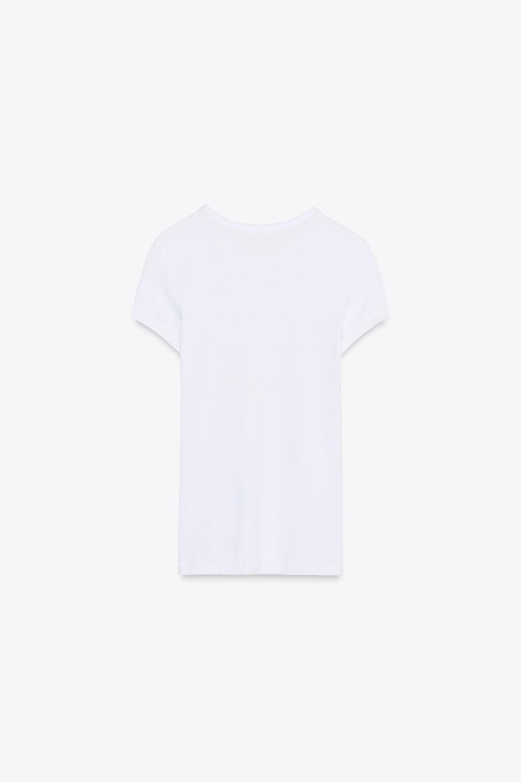 SHORT SLEEVE VISCOSE T-SHIRT Product Image
