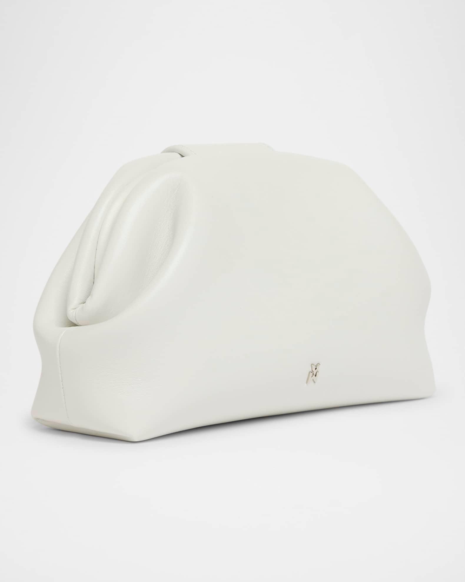 Camelia Buckle Leather Clutch Bag Product Image