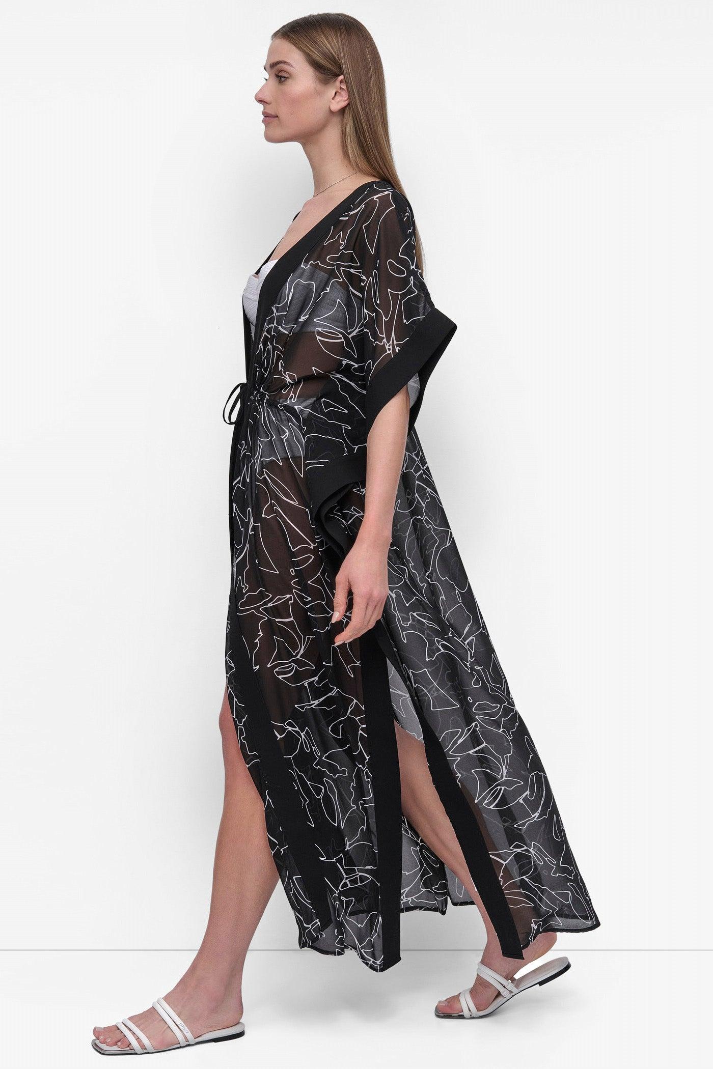 TIE-FRONT MAXI KAFTAN Product Image