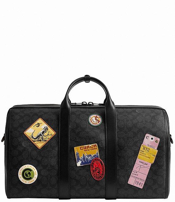COACH Gotham 45 Signature Canvas Patches Duffle Bag Product Image