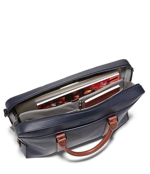 Cole Haan Triboro Pebbled Leather Briefcase Product Image