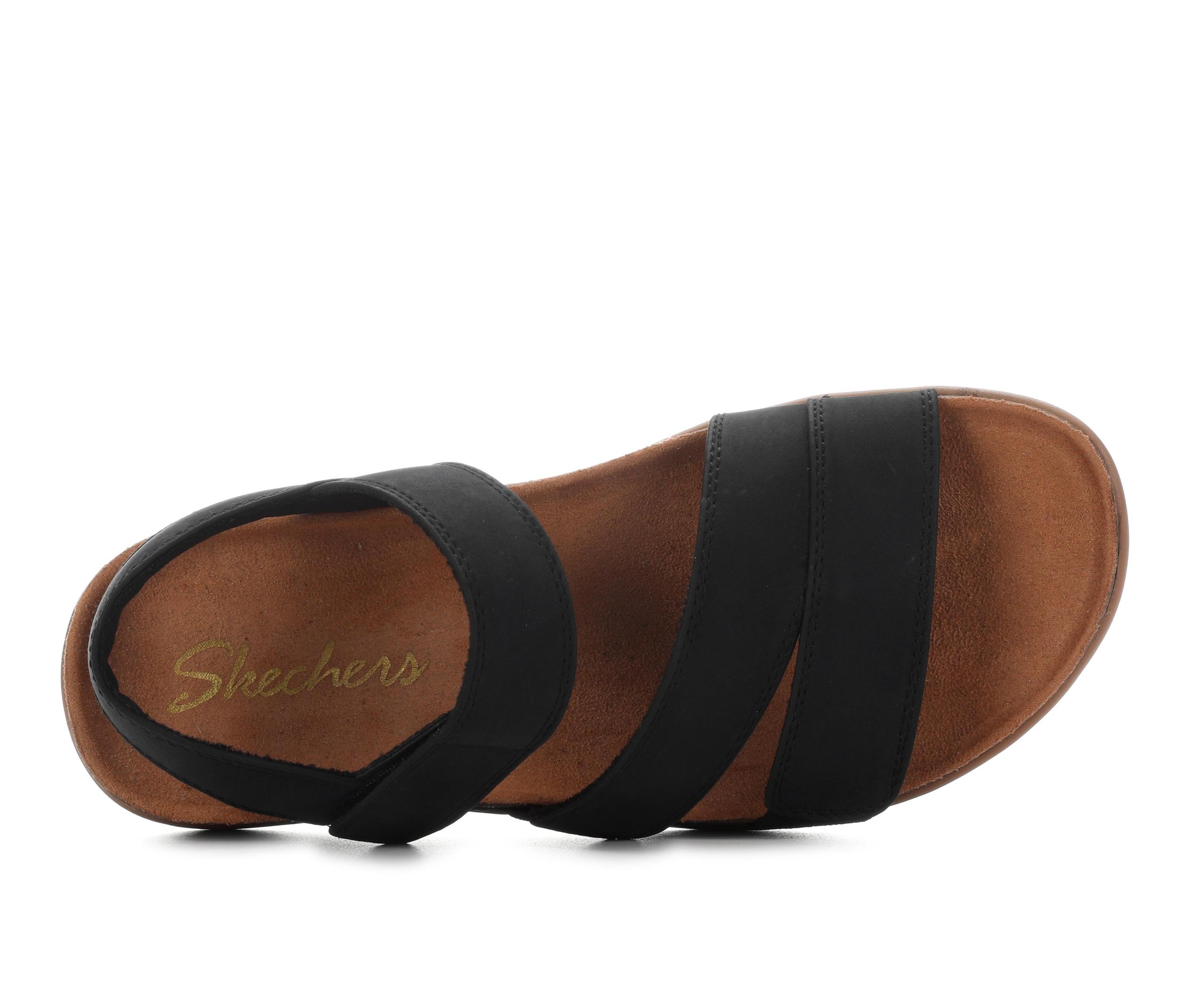 Women's Skechers Cali Lifted Comfort Wedge Sandals Product Image