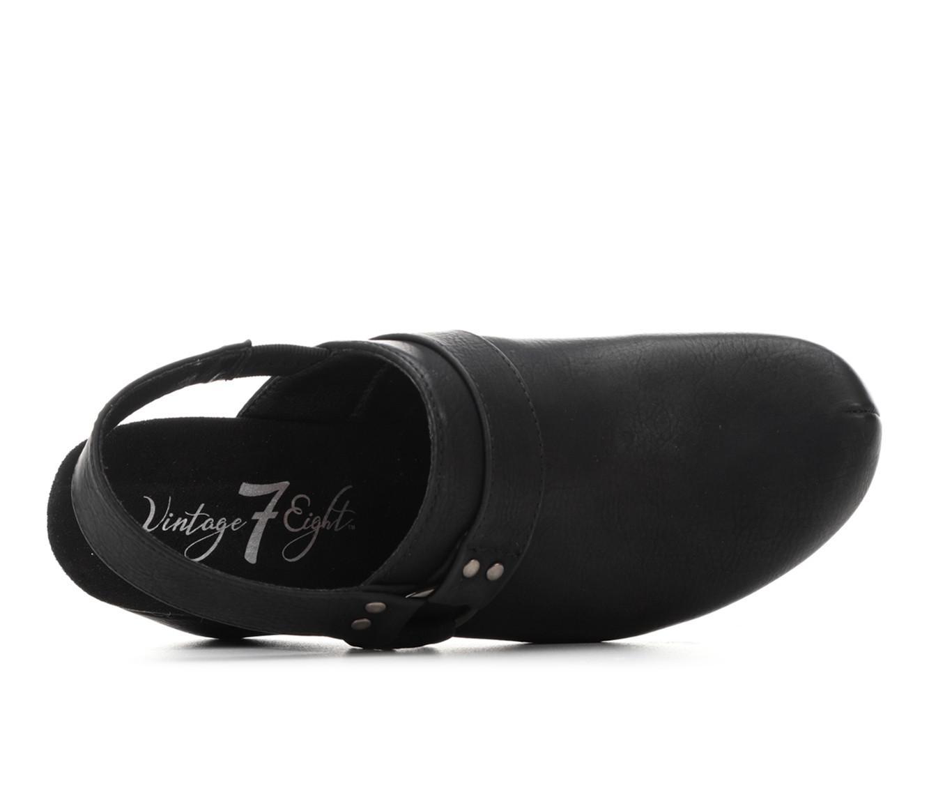 Women's Vintage 7 Eight Frankie Clog Wedges Product Image