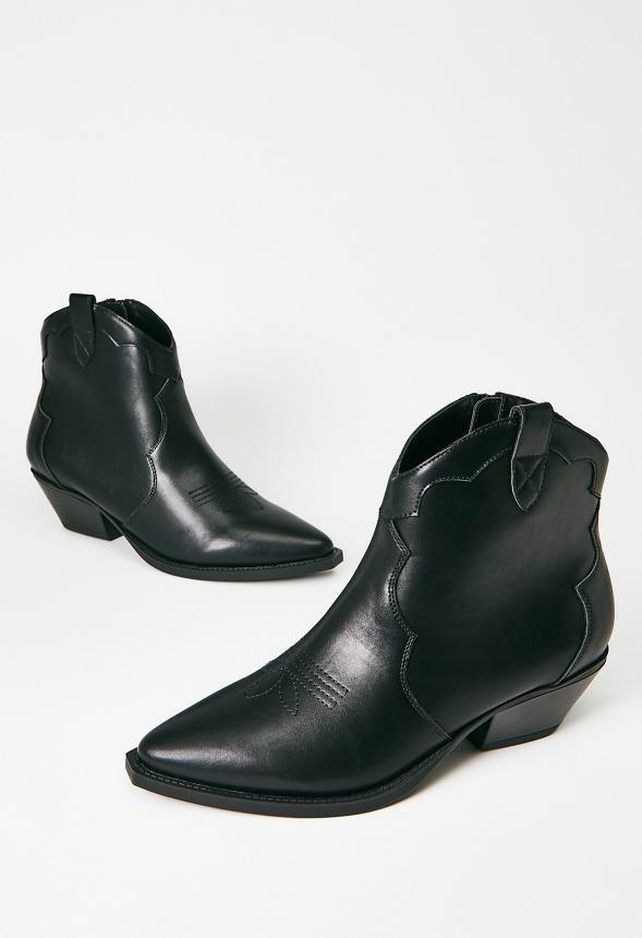 JustFab Margaux Platform Loafer Pump Womens Black/ White Size 8.5 Product Image