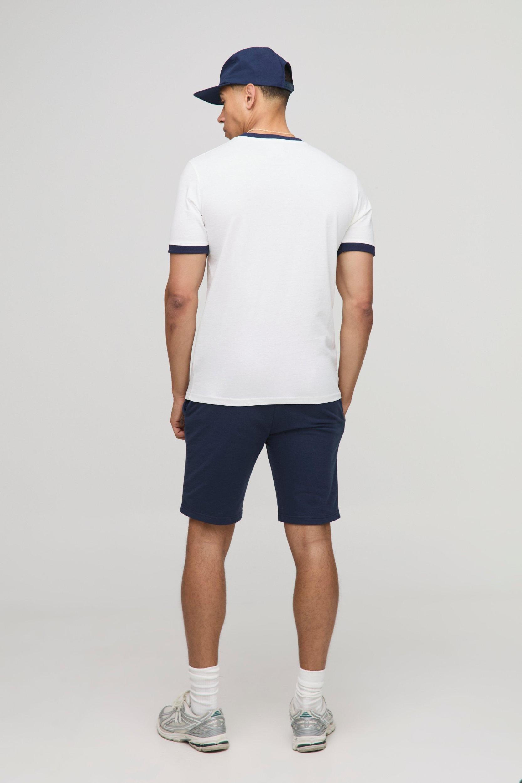 Slim Fit Pocket Ringer T-Shirt | boohooMAN USA Product Image