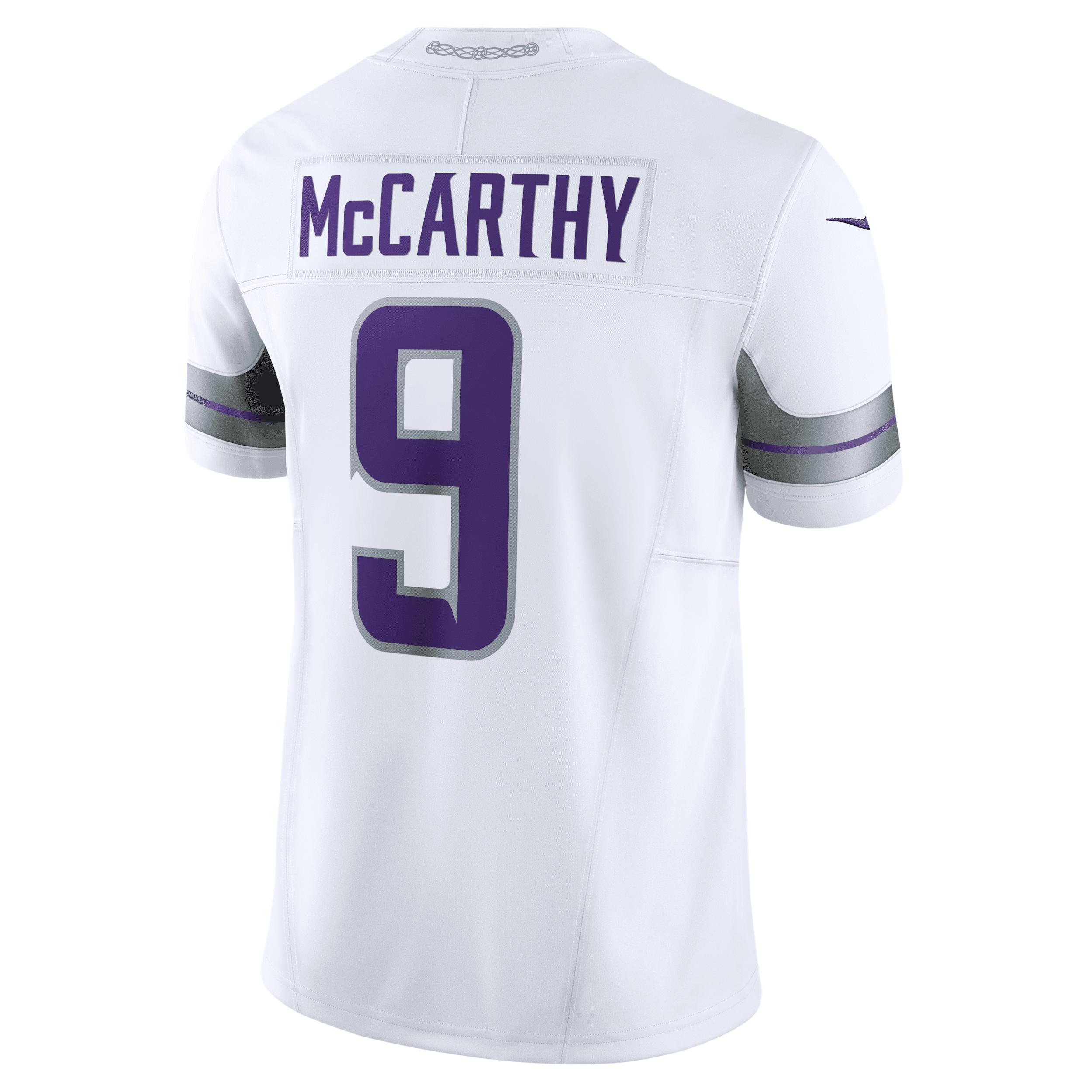 J.J. McCarthy Minnesota Vikings Nike Mens Dri-FIT NFL Limited Jersey | 31NM0BAZ9MF-ZZ3 Product Image