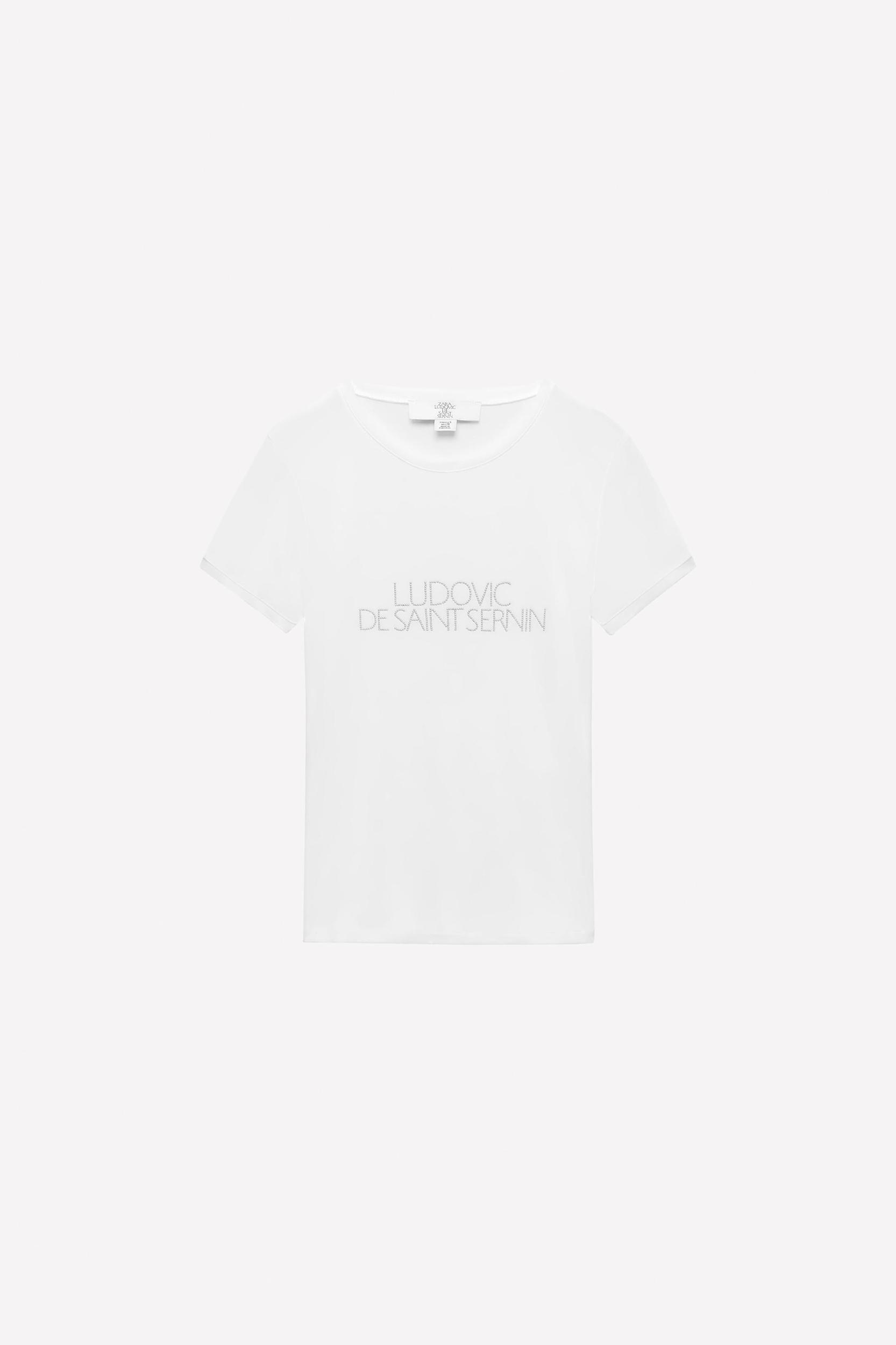 SPARKLY TEXT T-SHIRT LUDOVIC DE SAINT SERNIN x ZARA Product Image