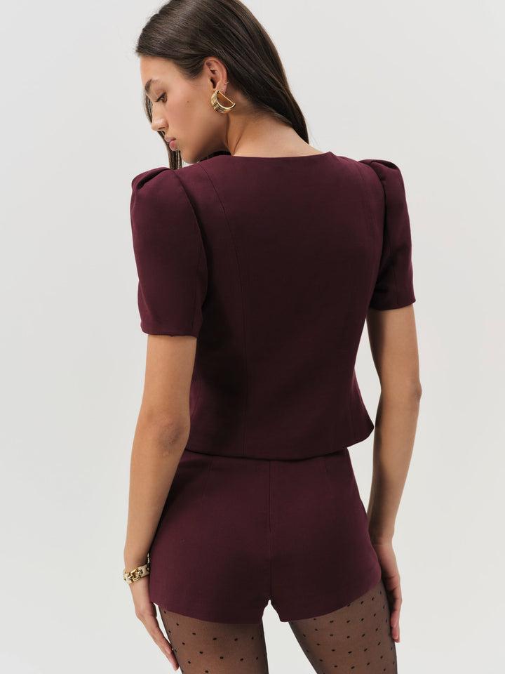 Selena Top — Red Product Image