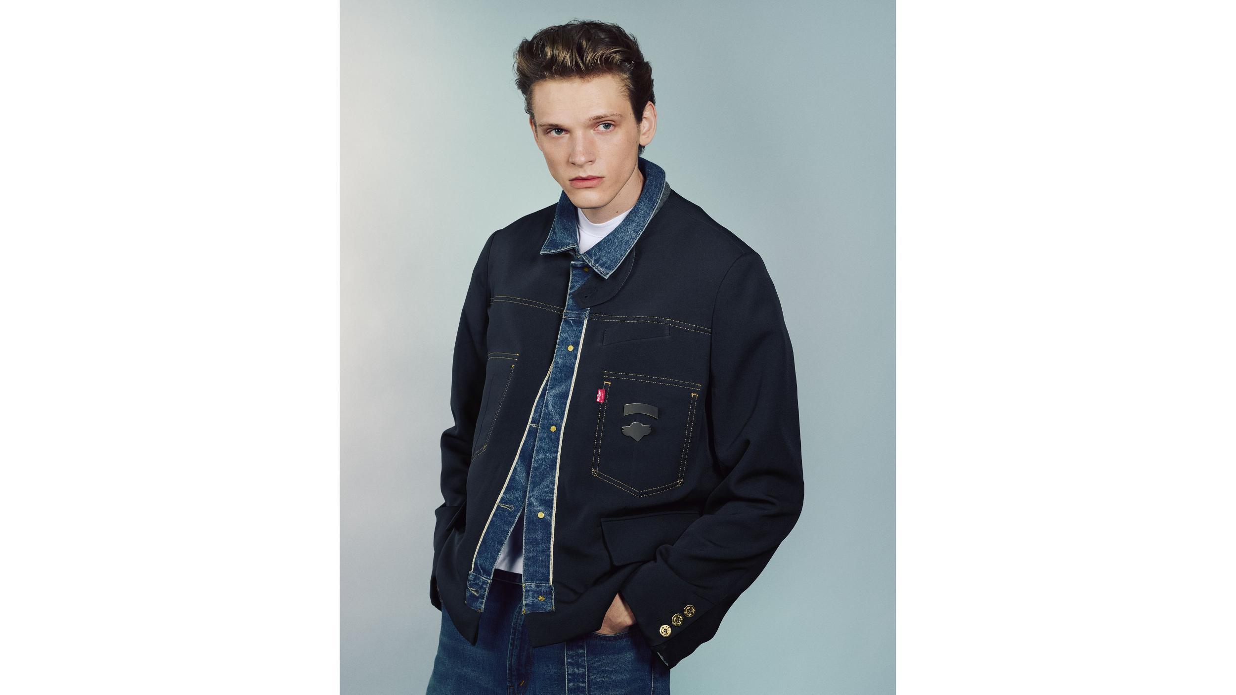 Levi’s® x sacai Men’s Denim x Metelasse Twill Reversible Blouson Product Image