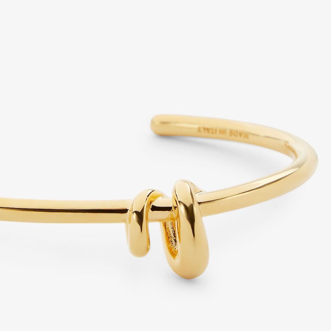 Fendi Filo braceletGold-colored metal bracelet Product Image