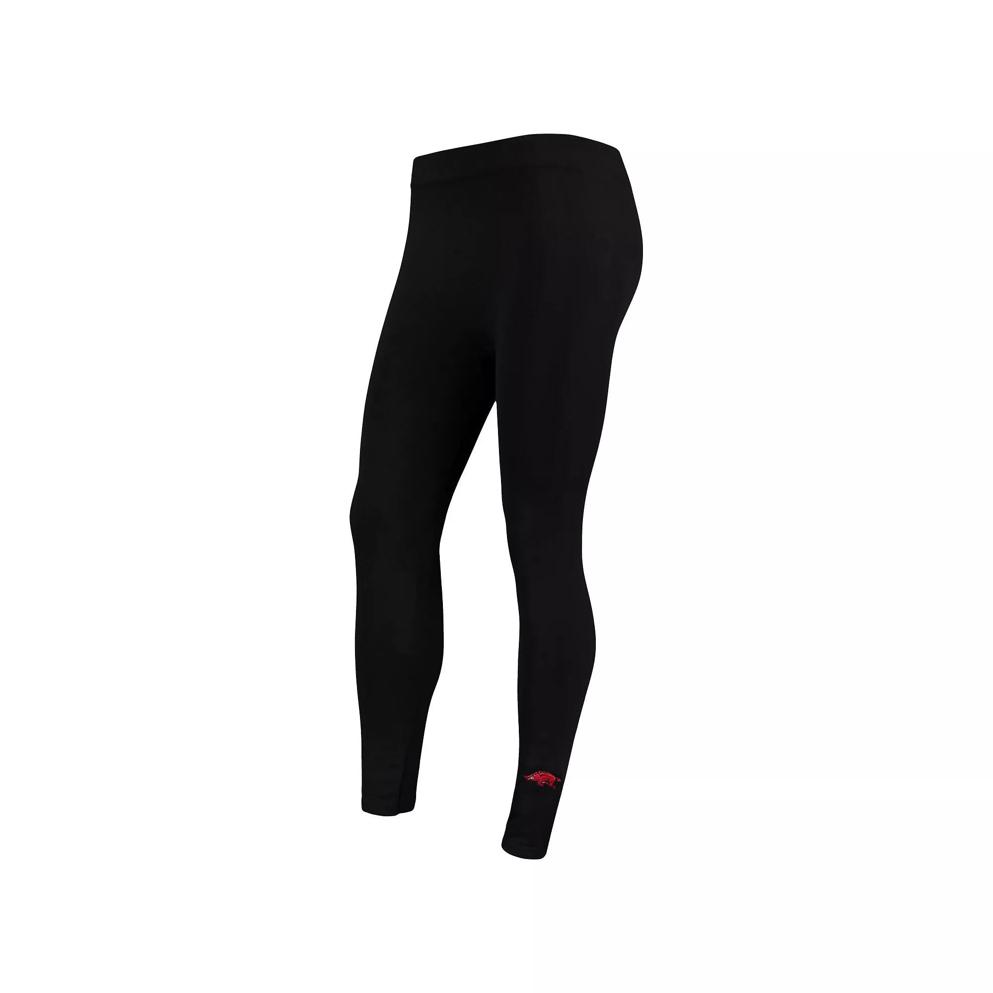 Women's ZooZatz Black Maryland Terrapins Fleece Leggings, Size: Small/Medium Product Image