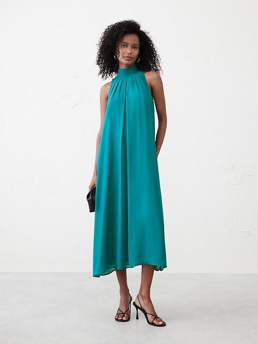 Chiffon Midi Dress Product Image