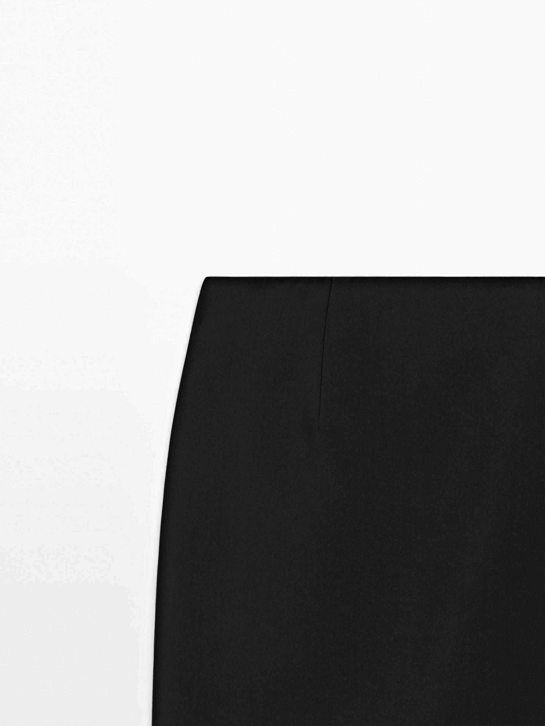 Button-up mini skirt Product Image