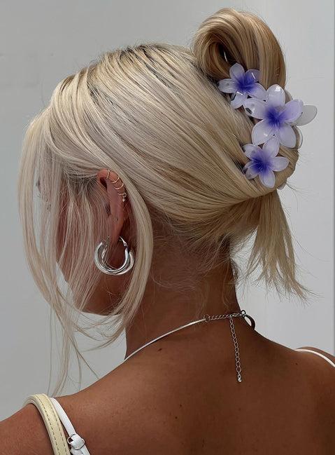 Chianti Frangipani Claw Clip Purple Product Image