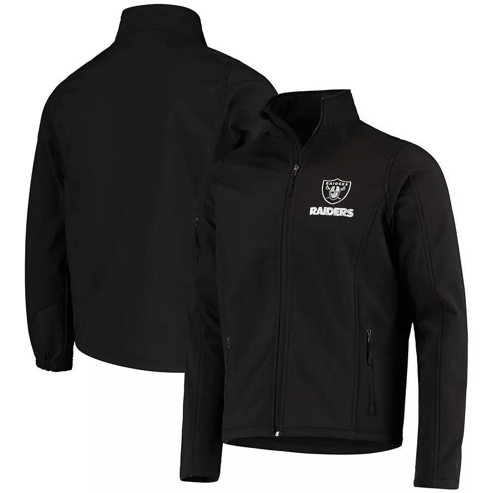 Men's Dunbrooke Black Las Vegas Raiders Sonoma Softshell Full-Zip Jacket,  Product Image