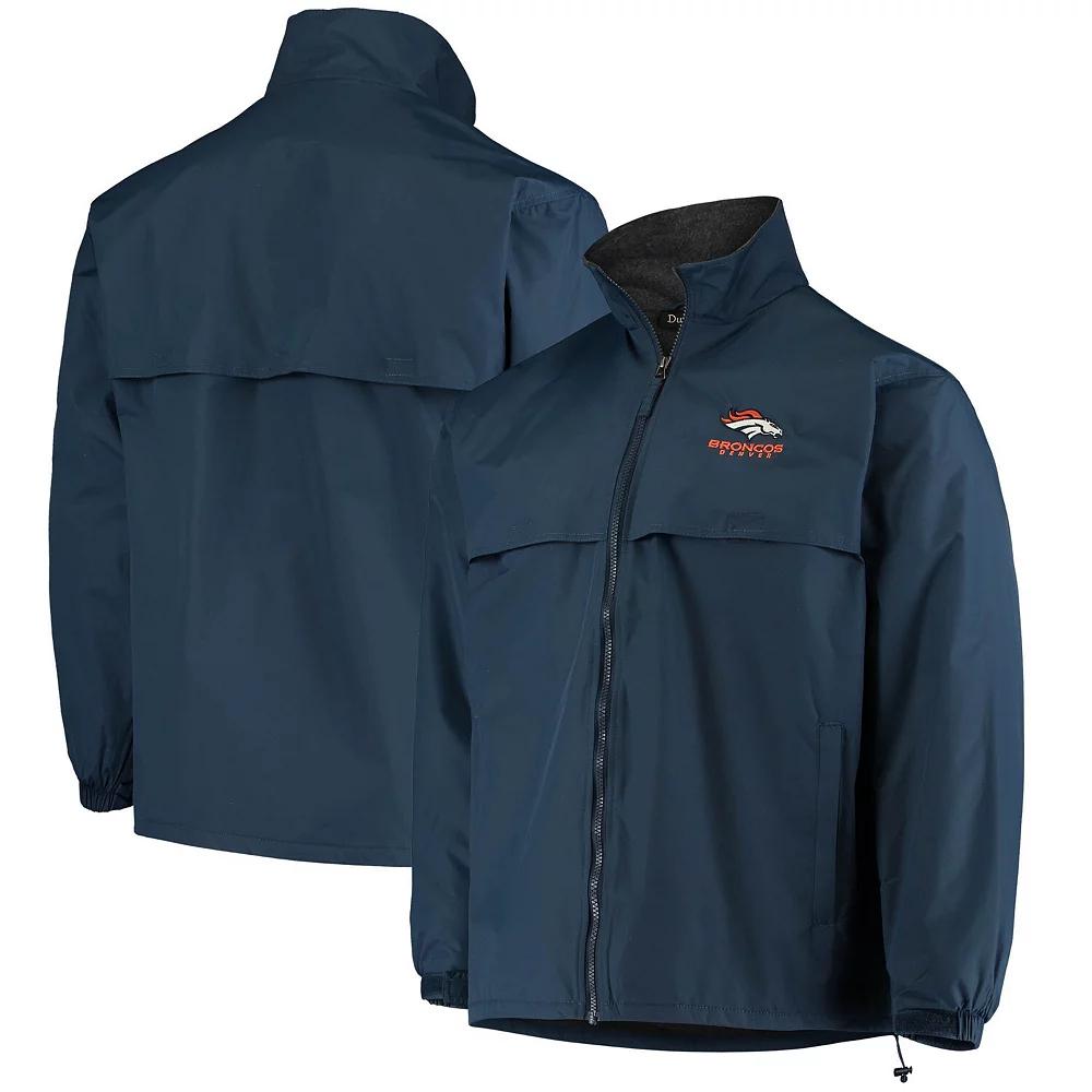 Men's Dunbrooke Navy Denver Broncos Triumph Fleece Full-Zip Jacket, Size: Small, Blue Product Image