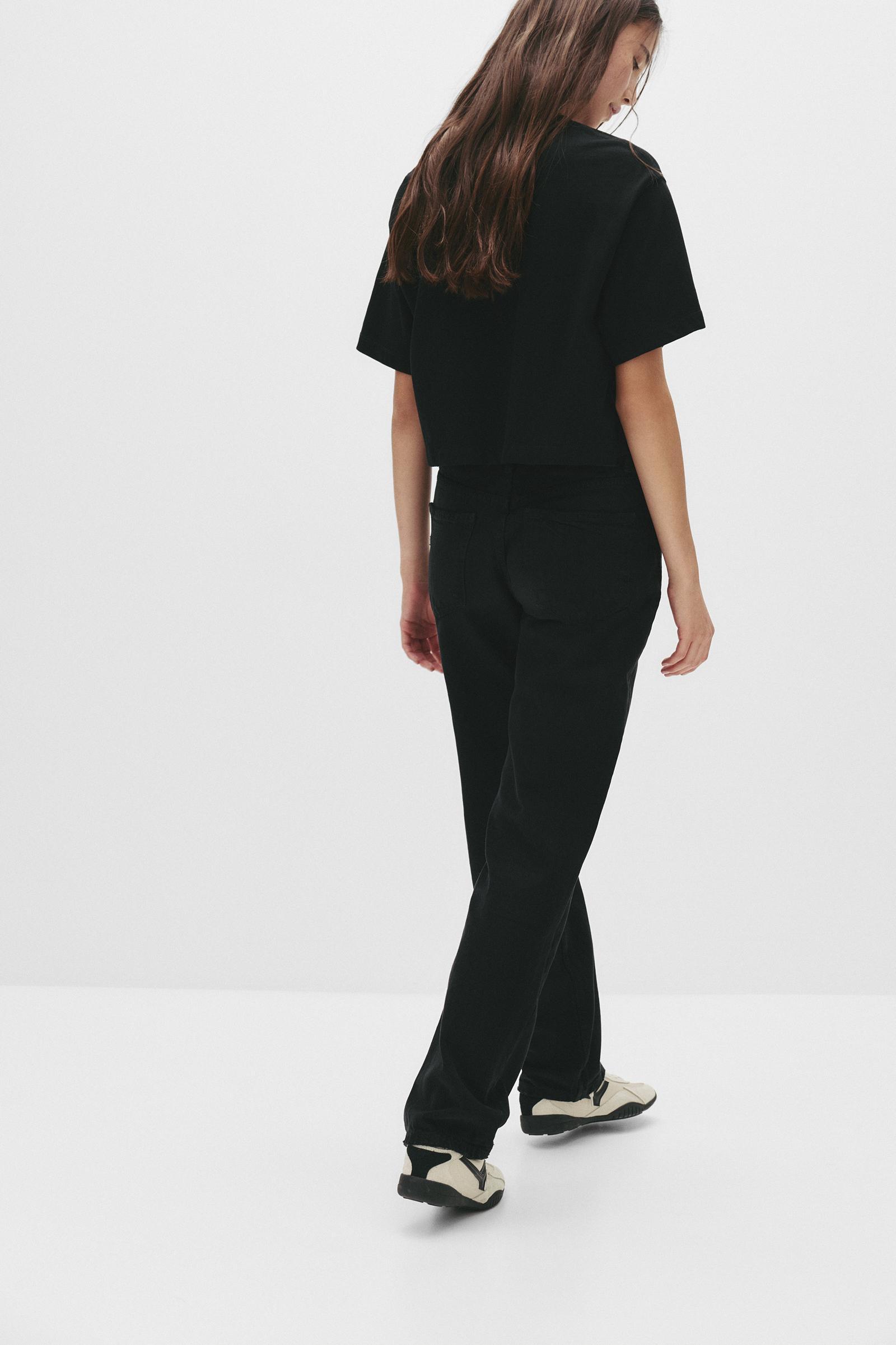 Mid-rise straight-leg jeans Product Image