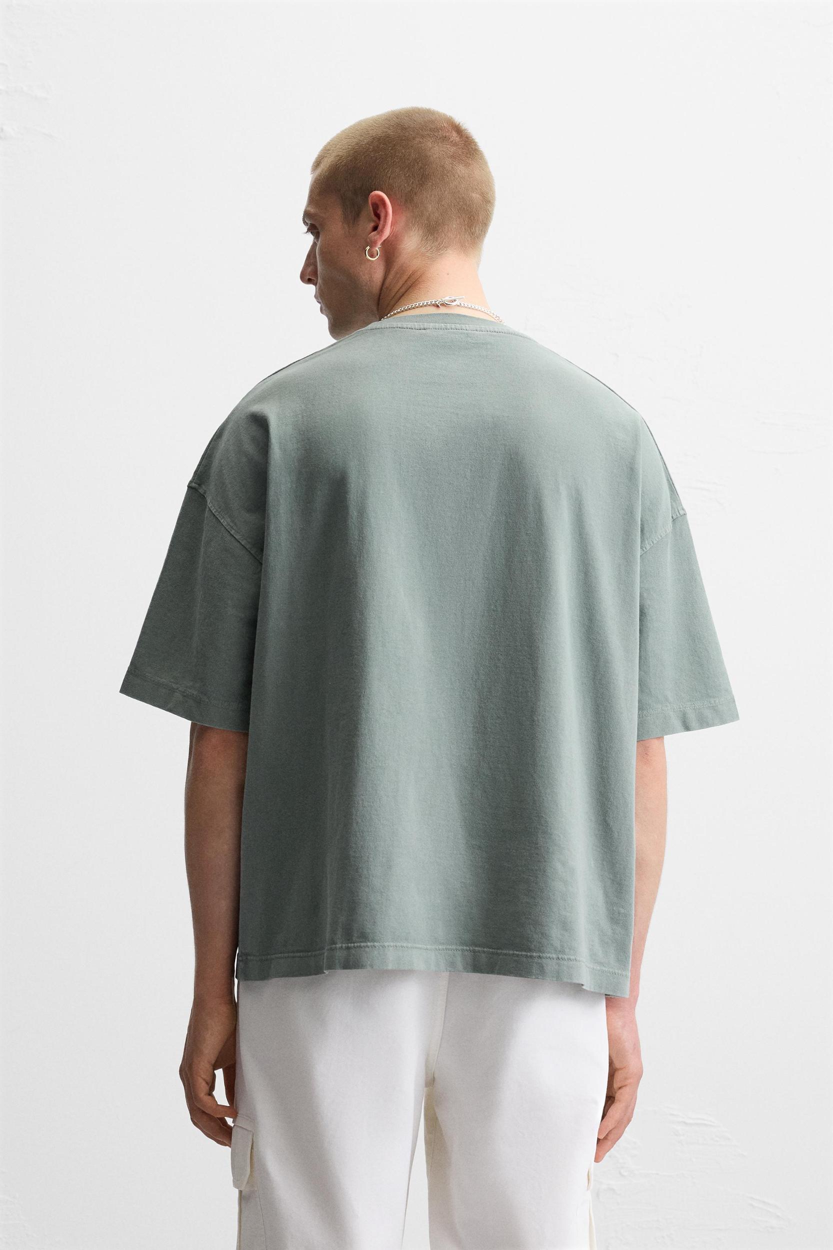 LIGHTWEIGHT WASHED BOXY FIT T-SHIRT Product Image