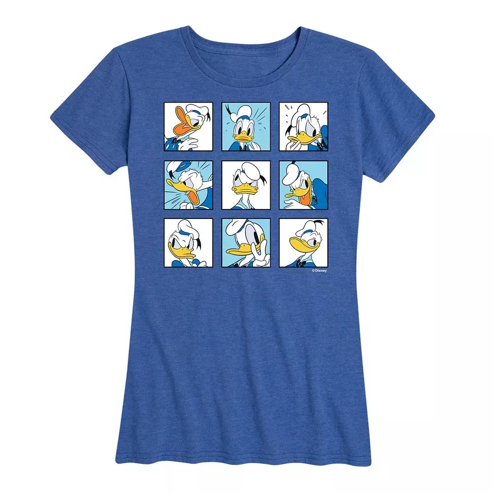 Disney's Donald Duck Women's Grid Graphic Tee,  Product Image
