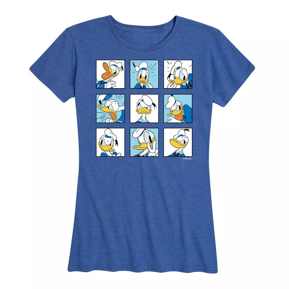 Disney's Donald Duck Women's Grid Graphic Tee,  Product Image