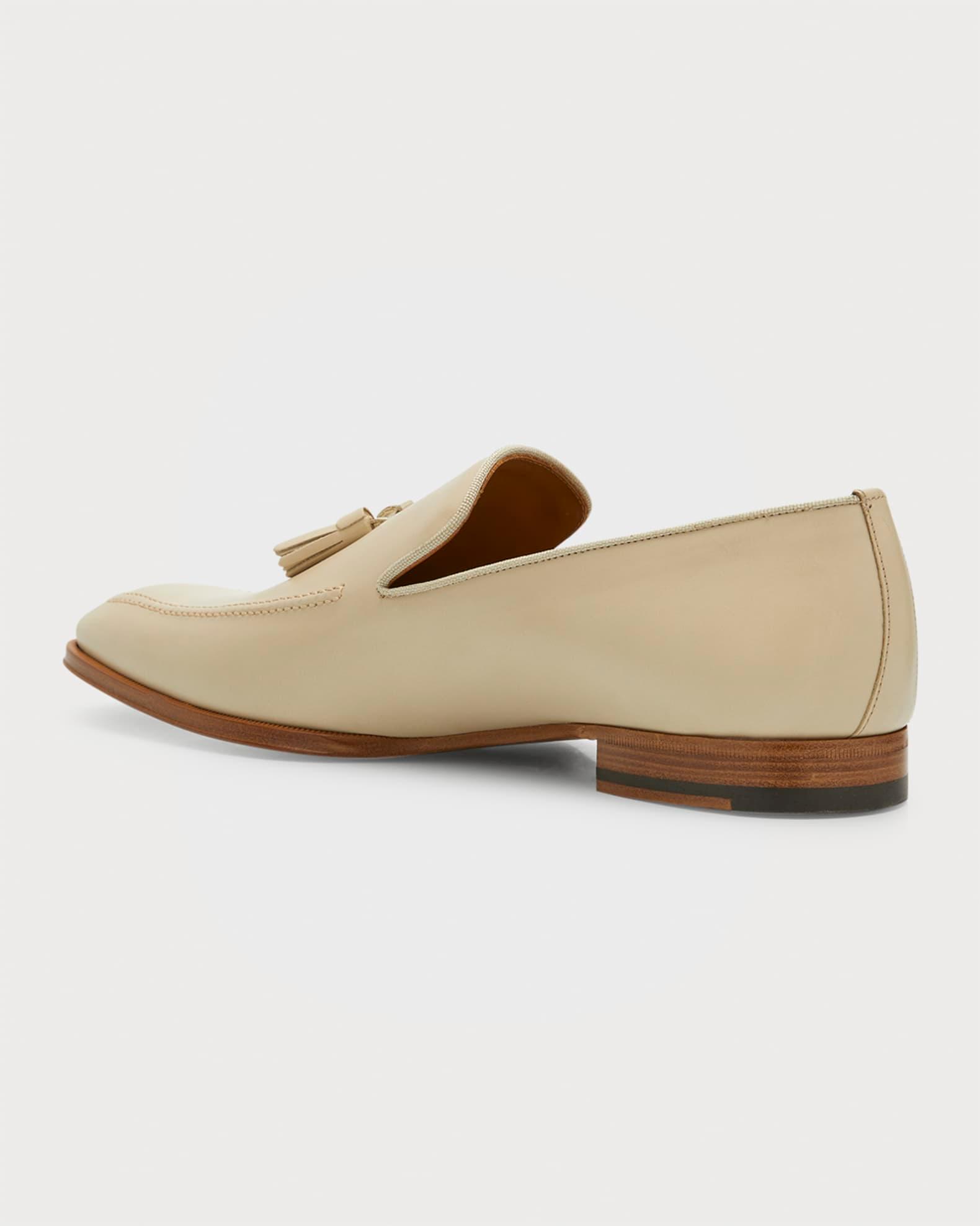 Men's Major Leather Tassel Loafers Product Image