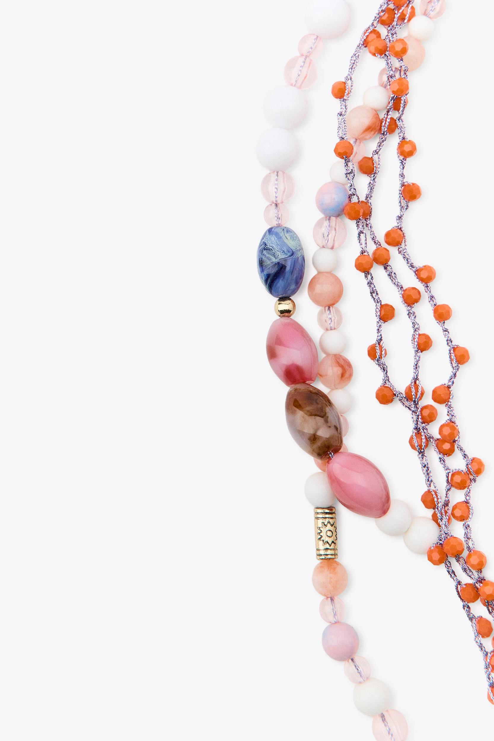 MARINE CHARM BEAD NECKLACE Product Image