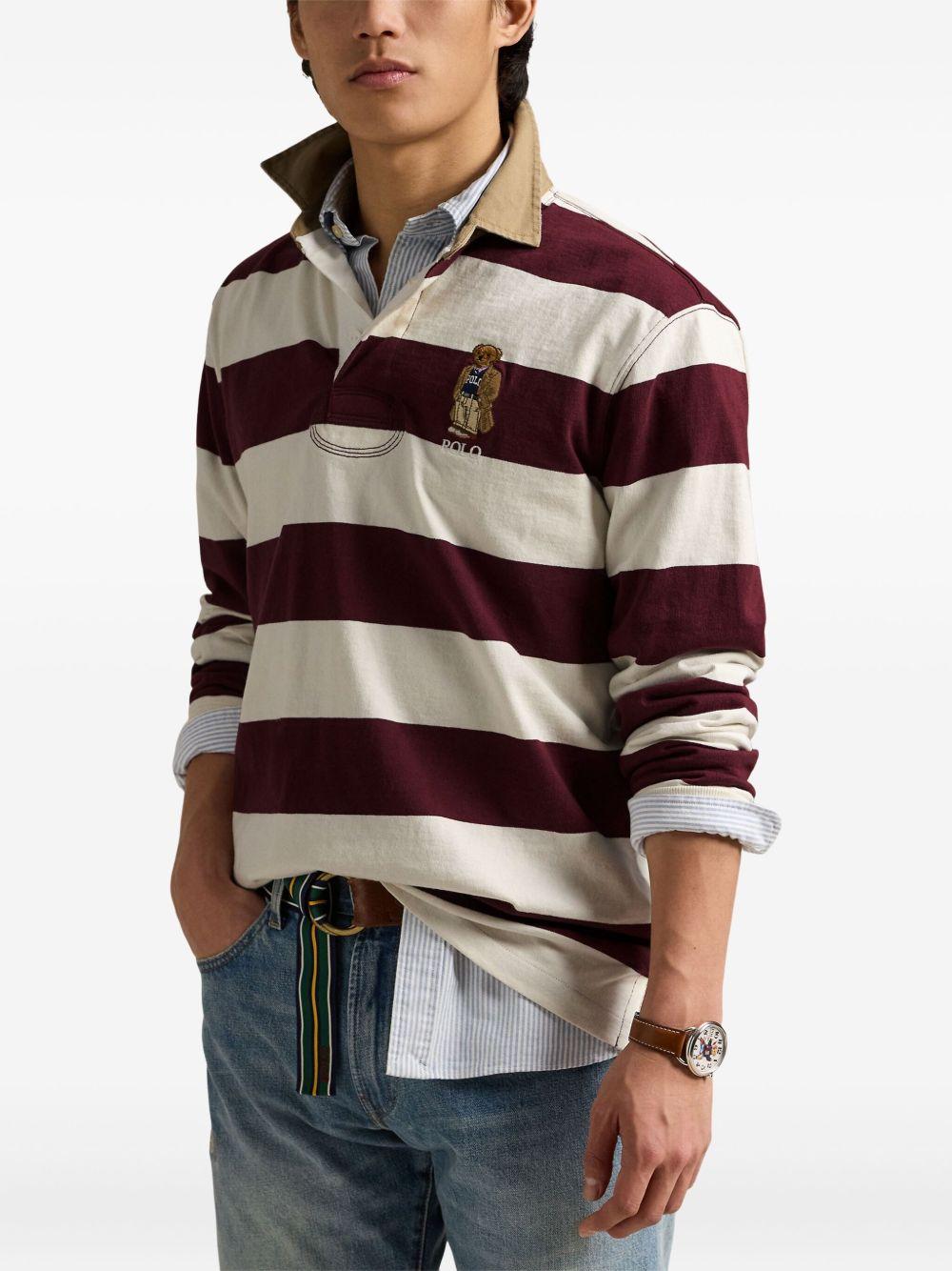 striped rugby polo Product Image