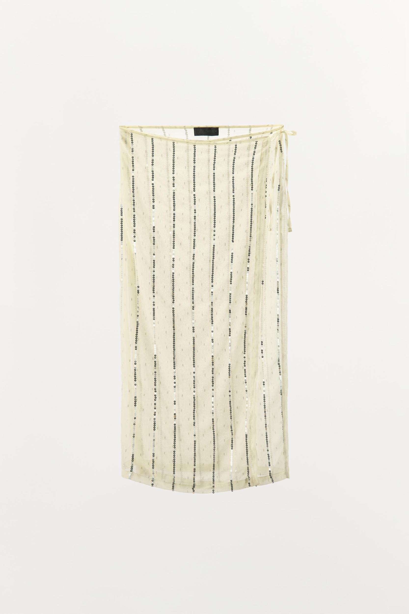 SEQUIN PAREO SKIRT Product Image