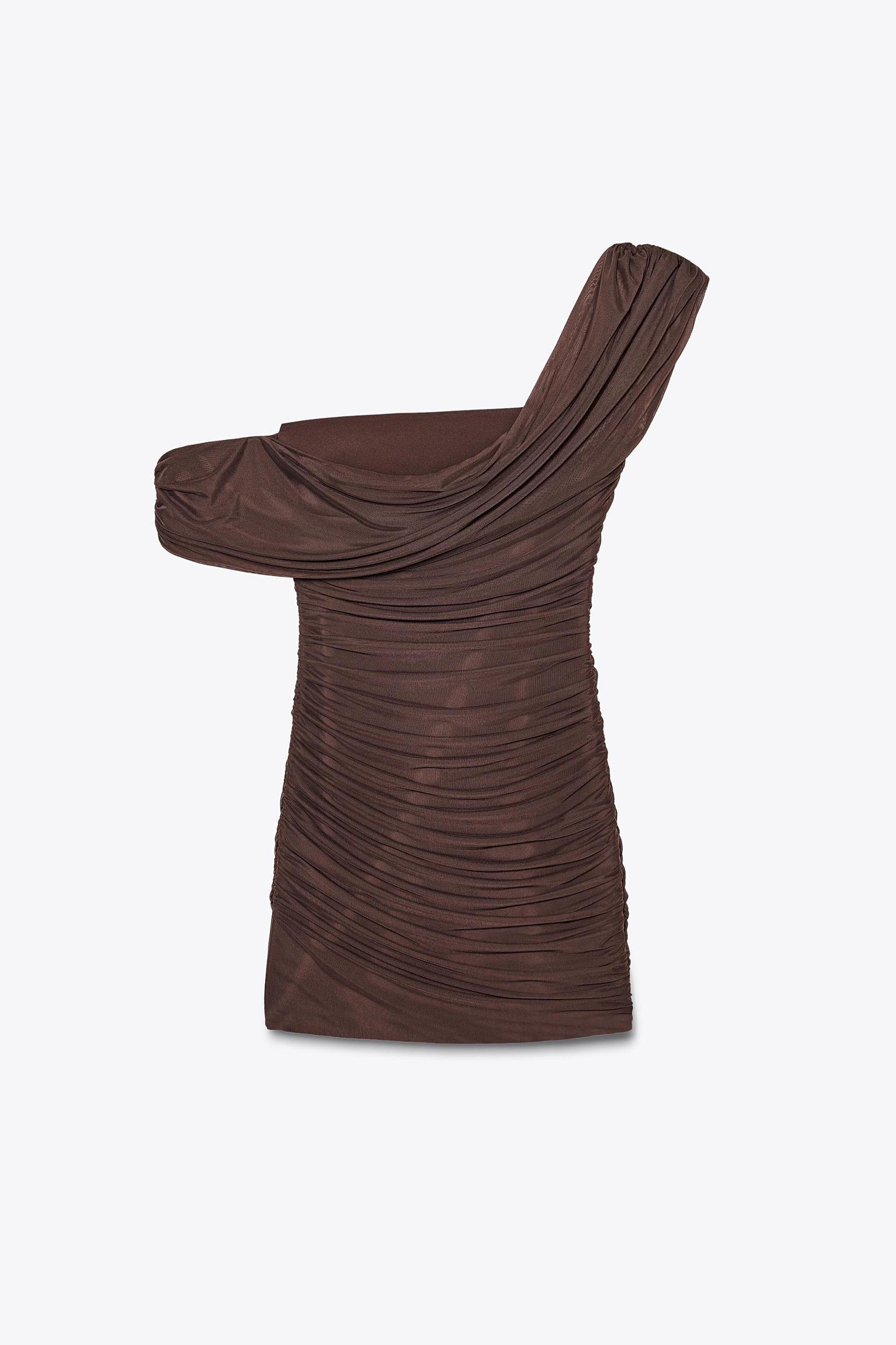 ASYMMETRICAL COMBINATION MINI DRESS Product Image