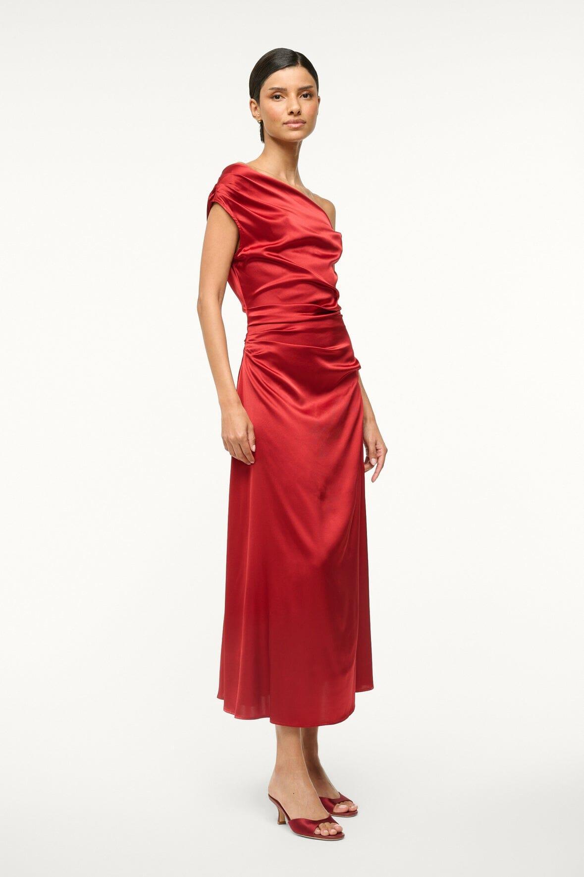 PHARE SILK DRESS | ROUGE Product Image