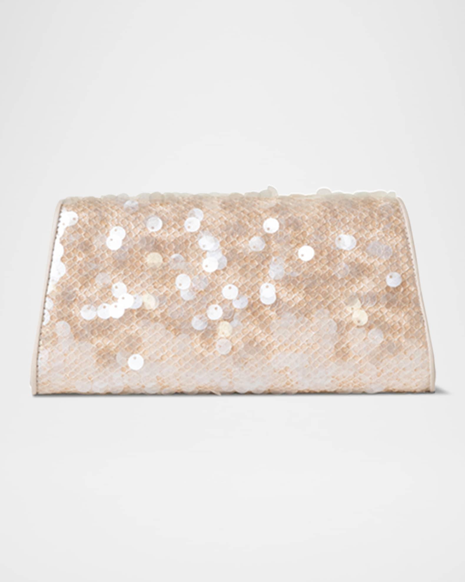 Anouk Mini Sequined Trapezoid Clutch Bag Product Image
