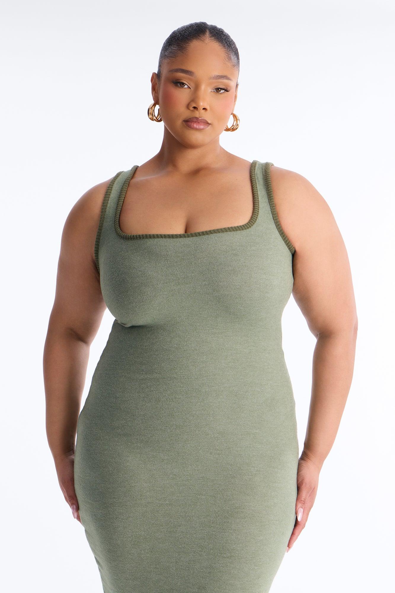 Literally No Maxi Dress Set - Olive Female Product Image
