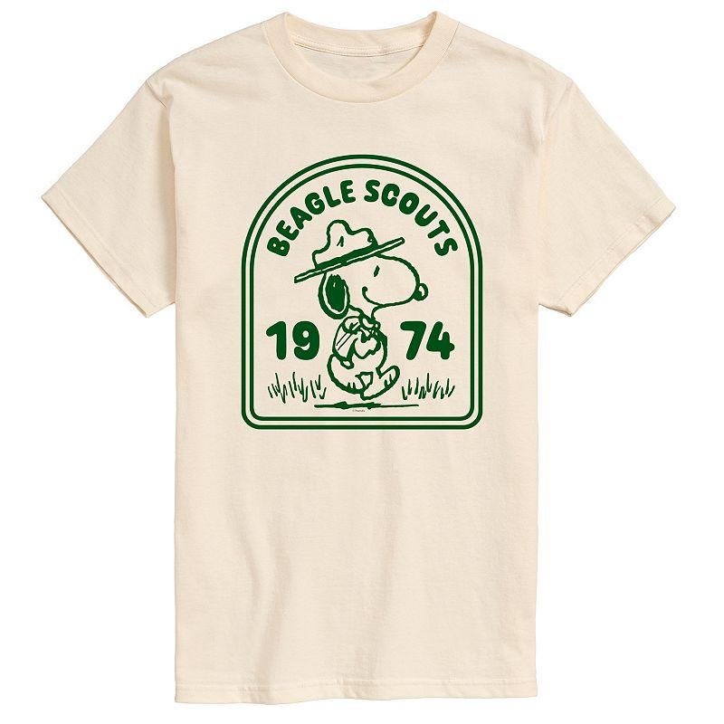 Men's Peanuts Beagle Scouts Badge Graphic Tee,  Product Image
