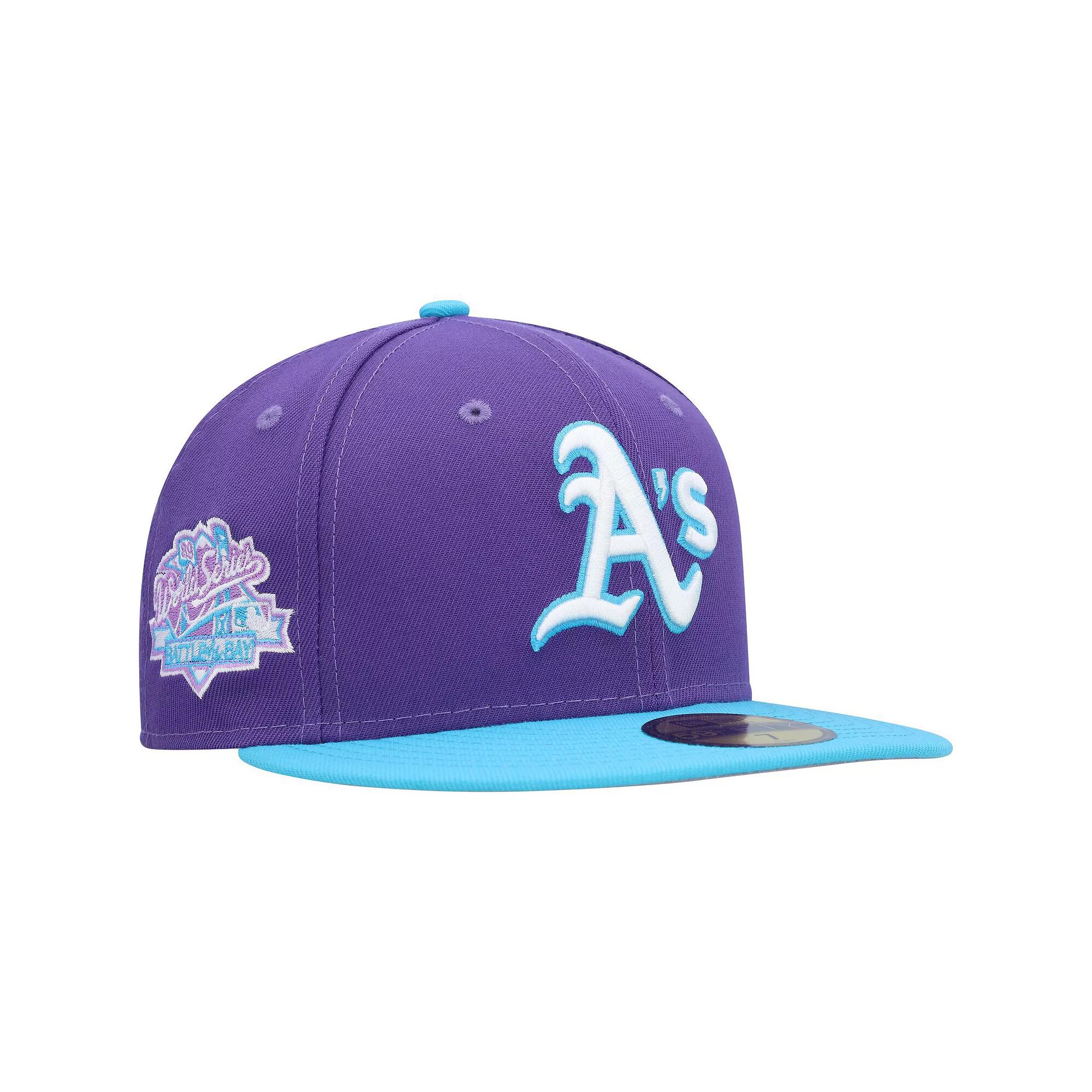 Men's New Era Purple Oakland Athletics Vice 59FIFTY Fitted Hat,  Product Image