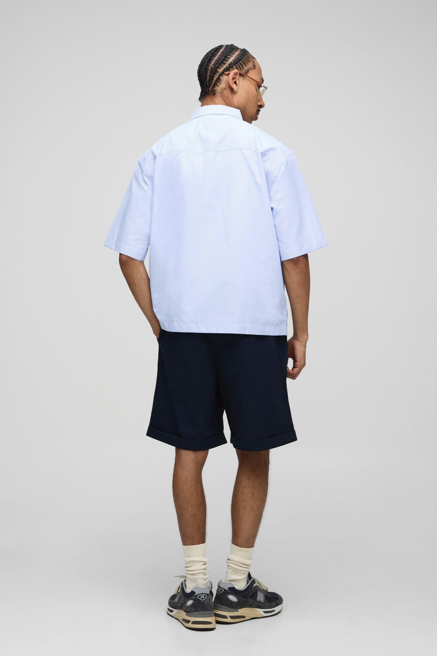 Baggy Fit Pleated Front Shorts | boohooMAN USA Product Image