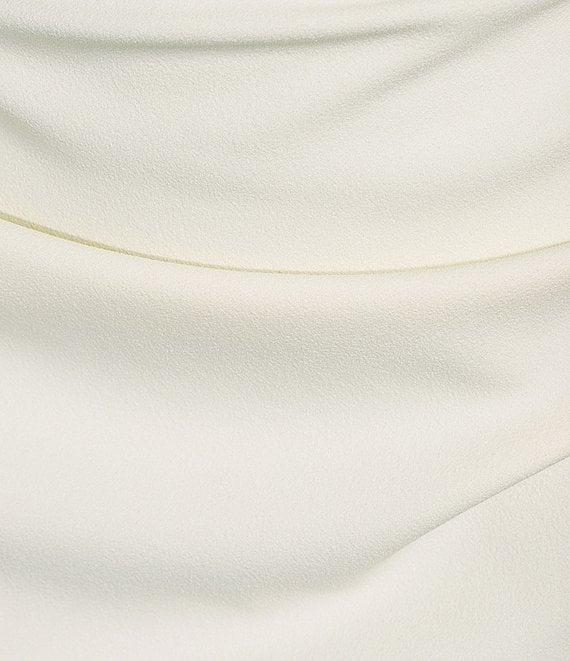 Gibson & Latimer Knit Mid Rise Ruched Pencil Midi Skirt Product Image