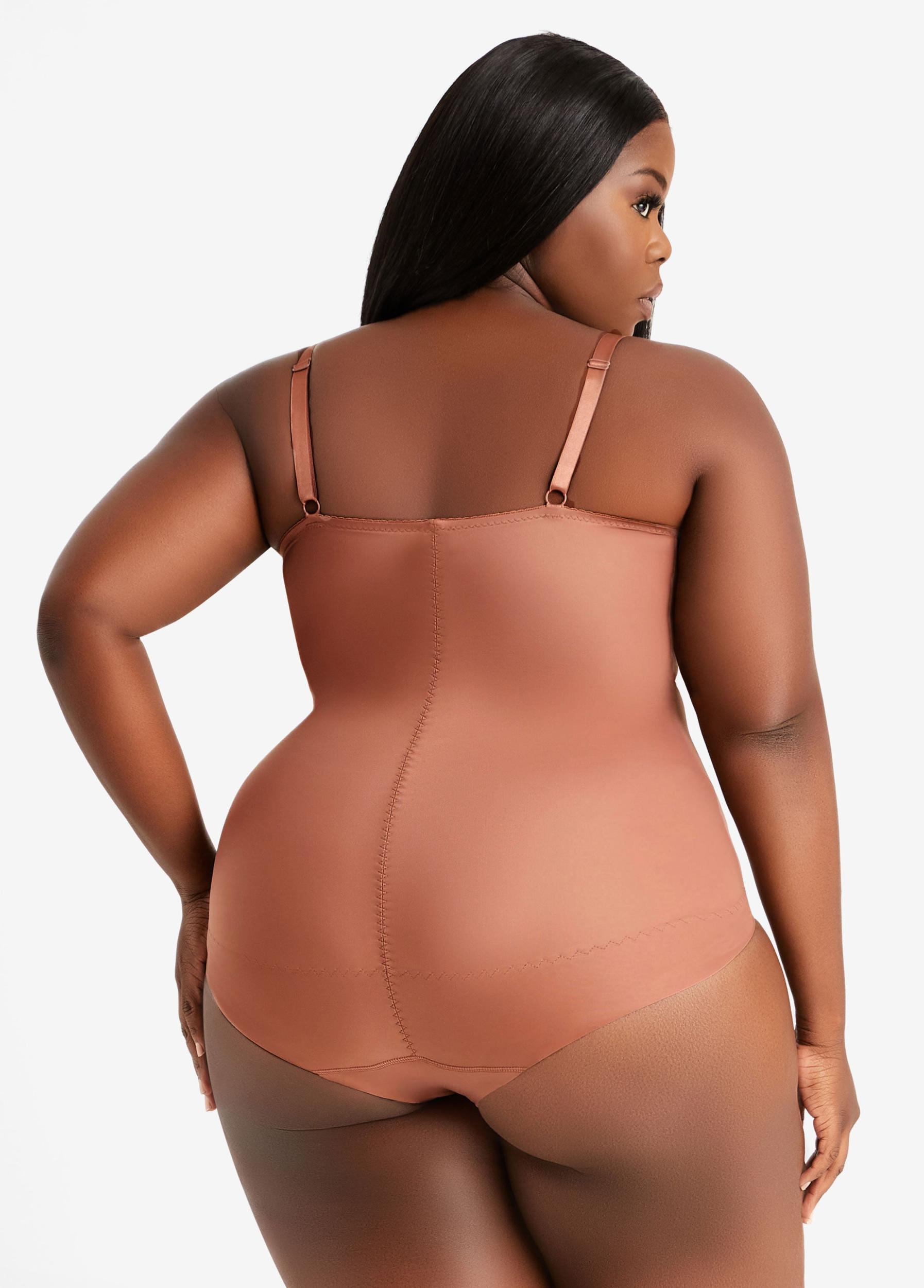 Plus Size Medium Control Shaping Bodysuit Ashley Stewart Product Image