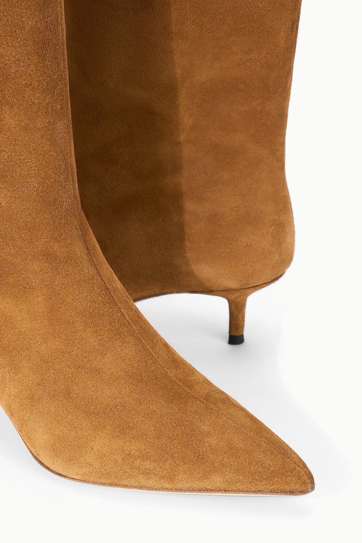 SEBASTIAN KITTEN HEEL BOOT | TAN Product Image