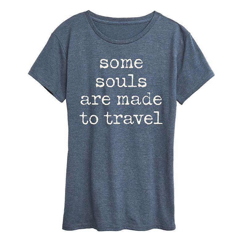 Women's Some Souls Are Made To Travel Graphic Tee,  Product Image