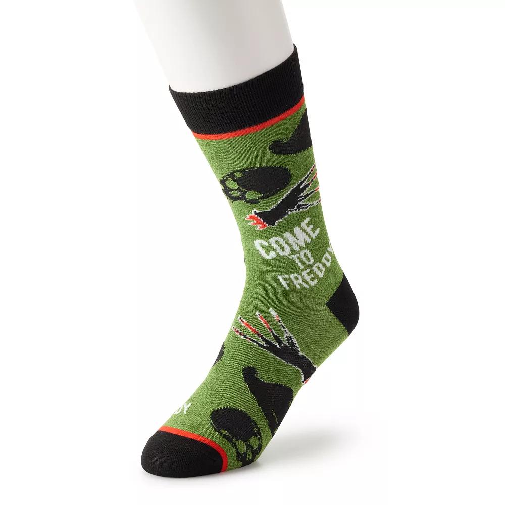 Men's Novelty Crew Socks, Nightmare On Elm St Product Image