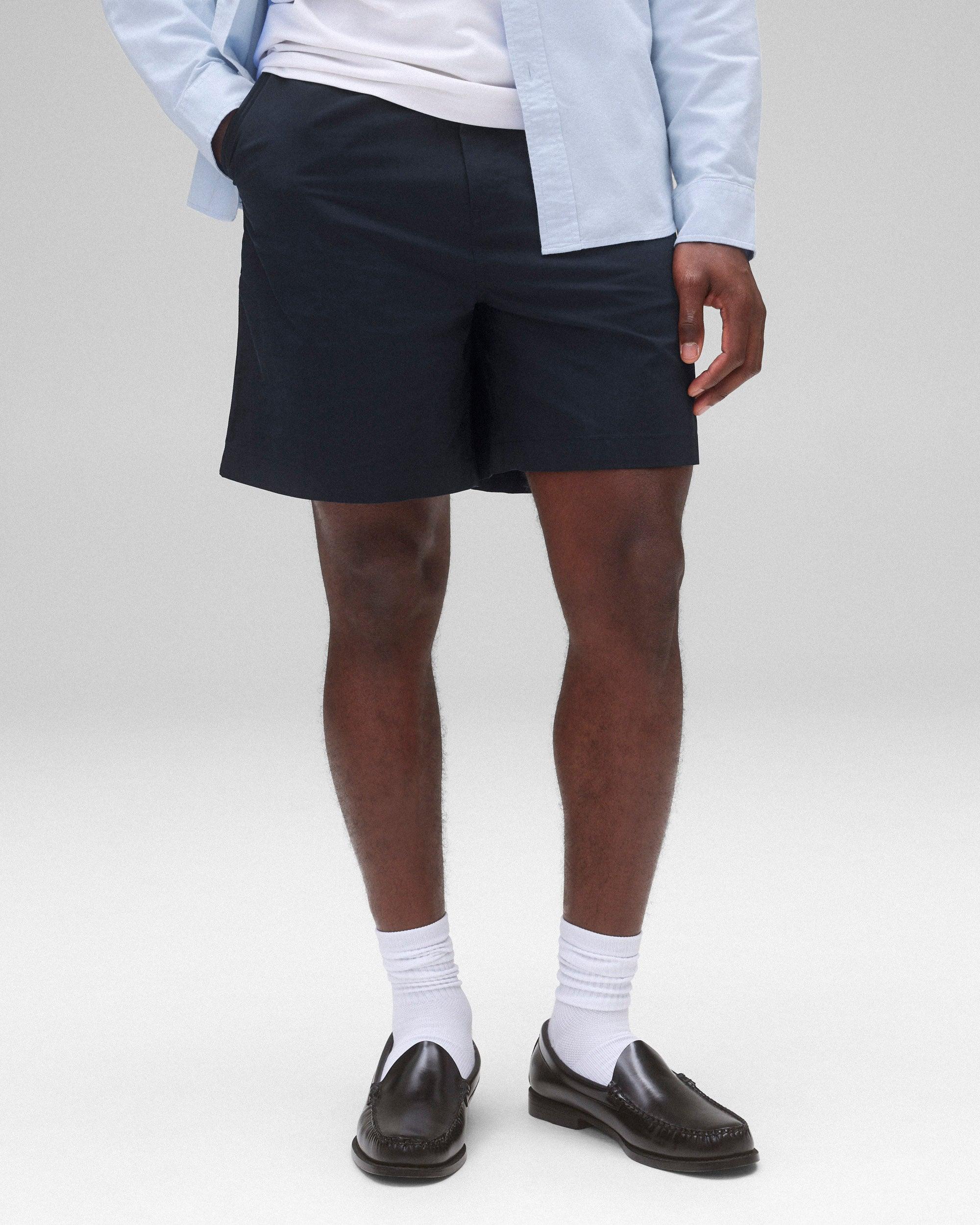 Bright Navy Light Weight Terry Simple Short Product Image