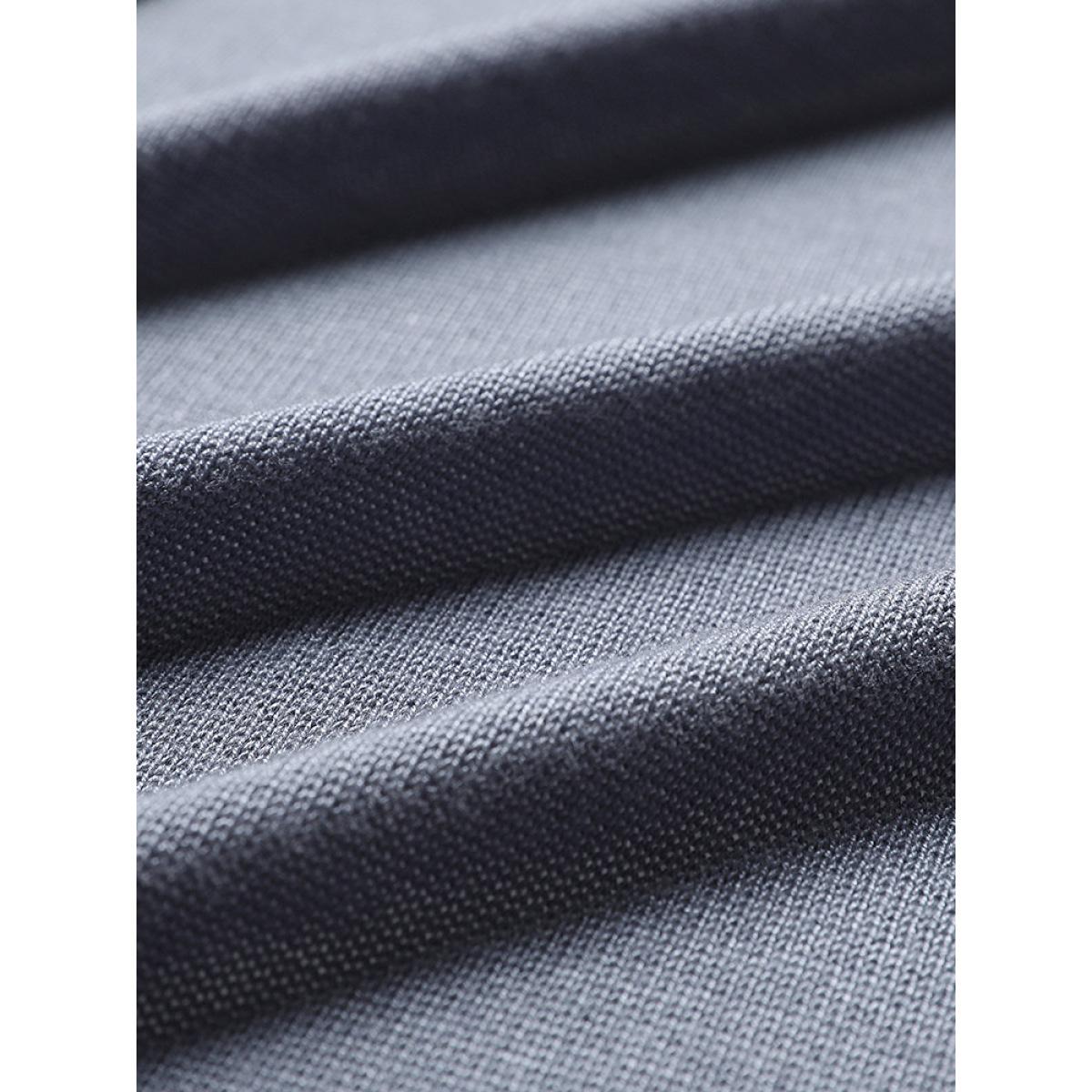 Plus Size Supersoft Essentials Solid Lapel Collar Patched Pocket Cardigan Stone Women Casual Loose Long Sleeve Dailywear Cardigans BloomChic 14-16/1X Product Image