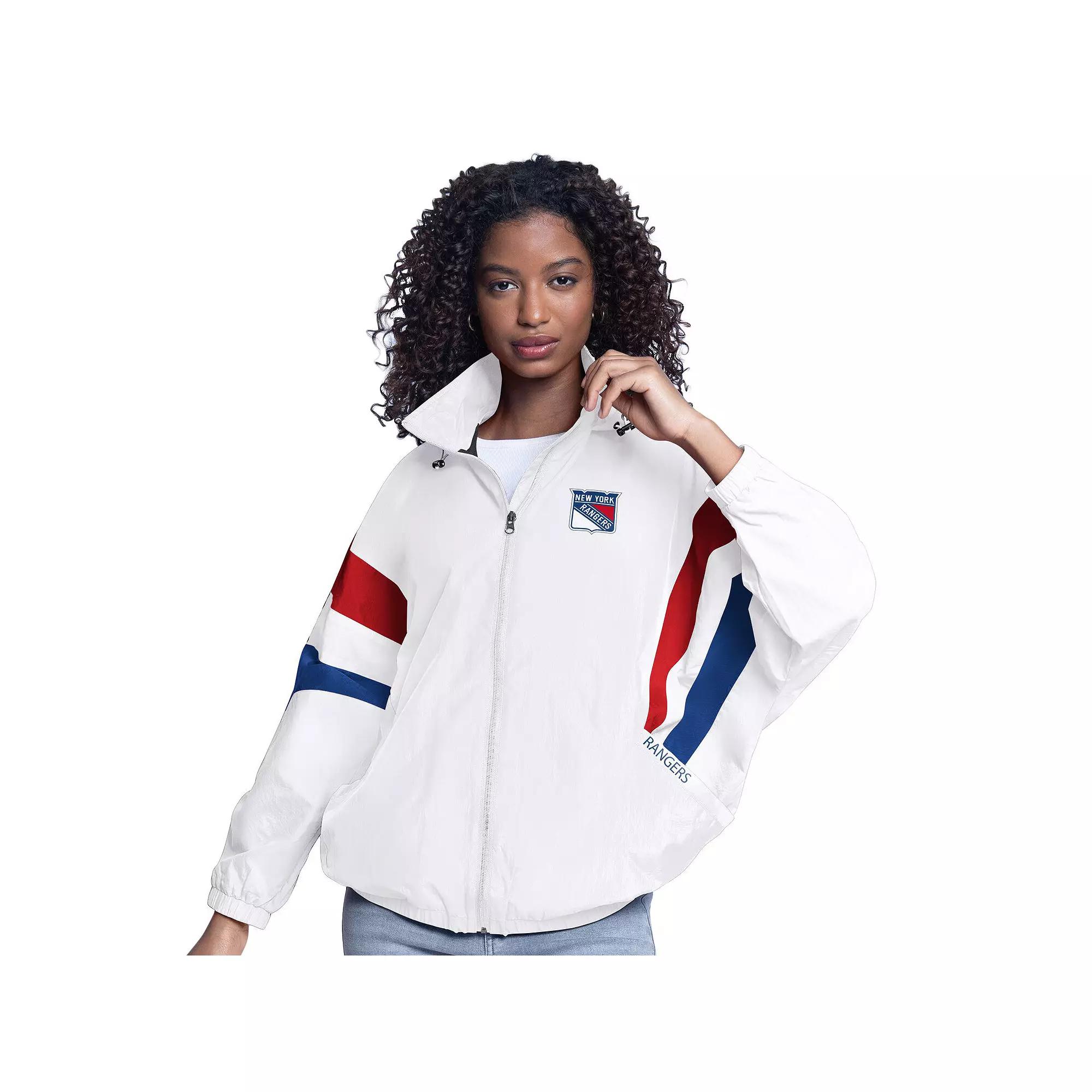 Women's G-III Sports by Carl Banks White New York Rangers Game News Over Product Image