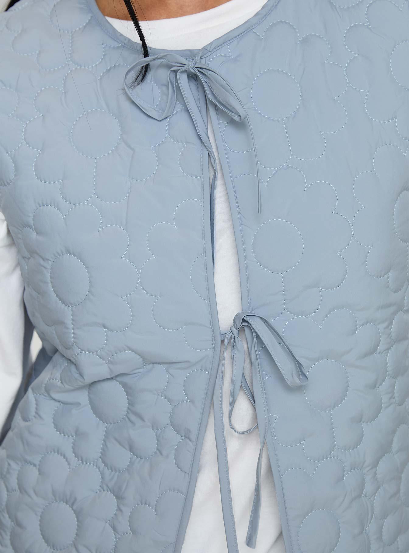 Frostwind Quilted Vest Blue Product Image