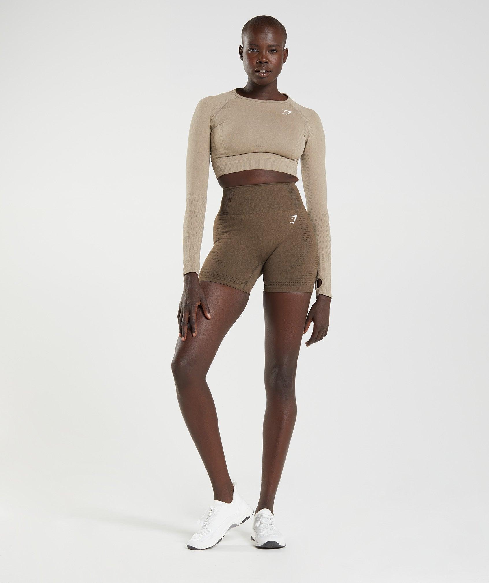 Gymshark Vital Shorts - Espresso Marl Female Product Image