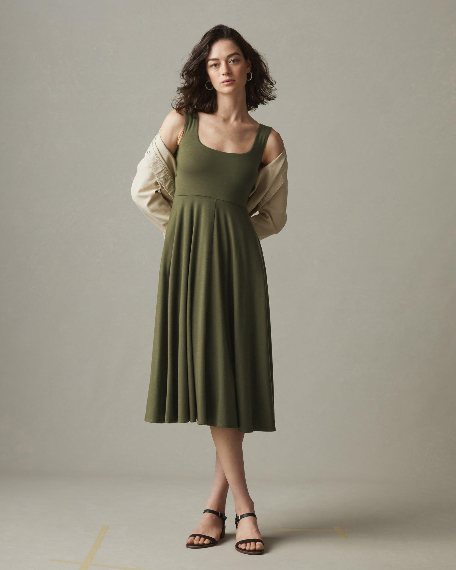 Women's Flex Dress - Moss Female Product Image