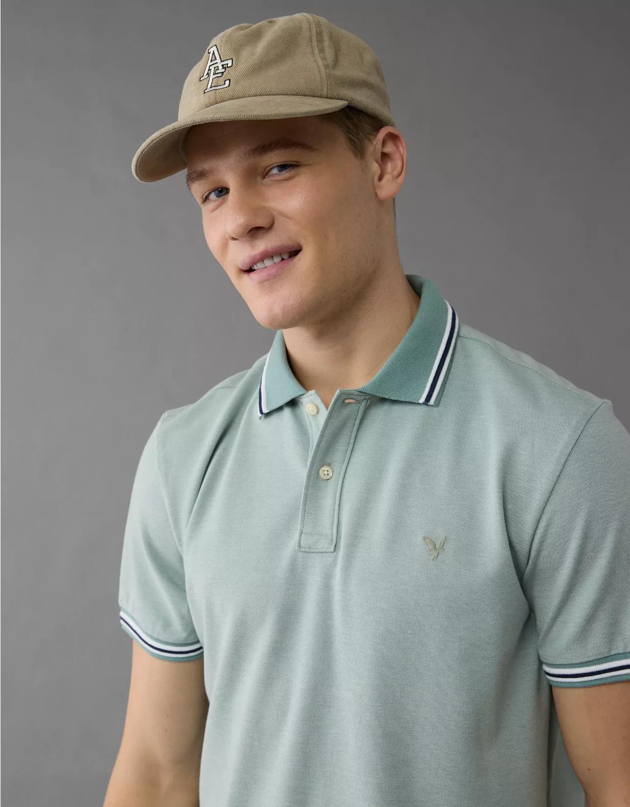 AE Club Pique Polo Shirt Product Image