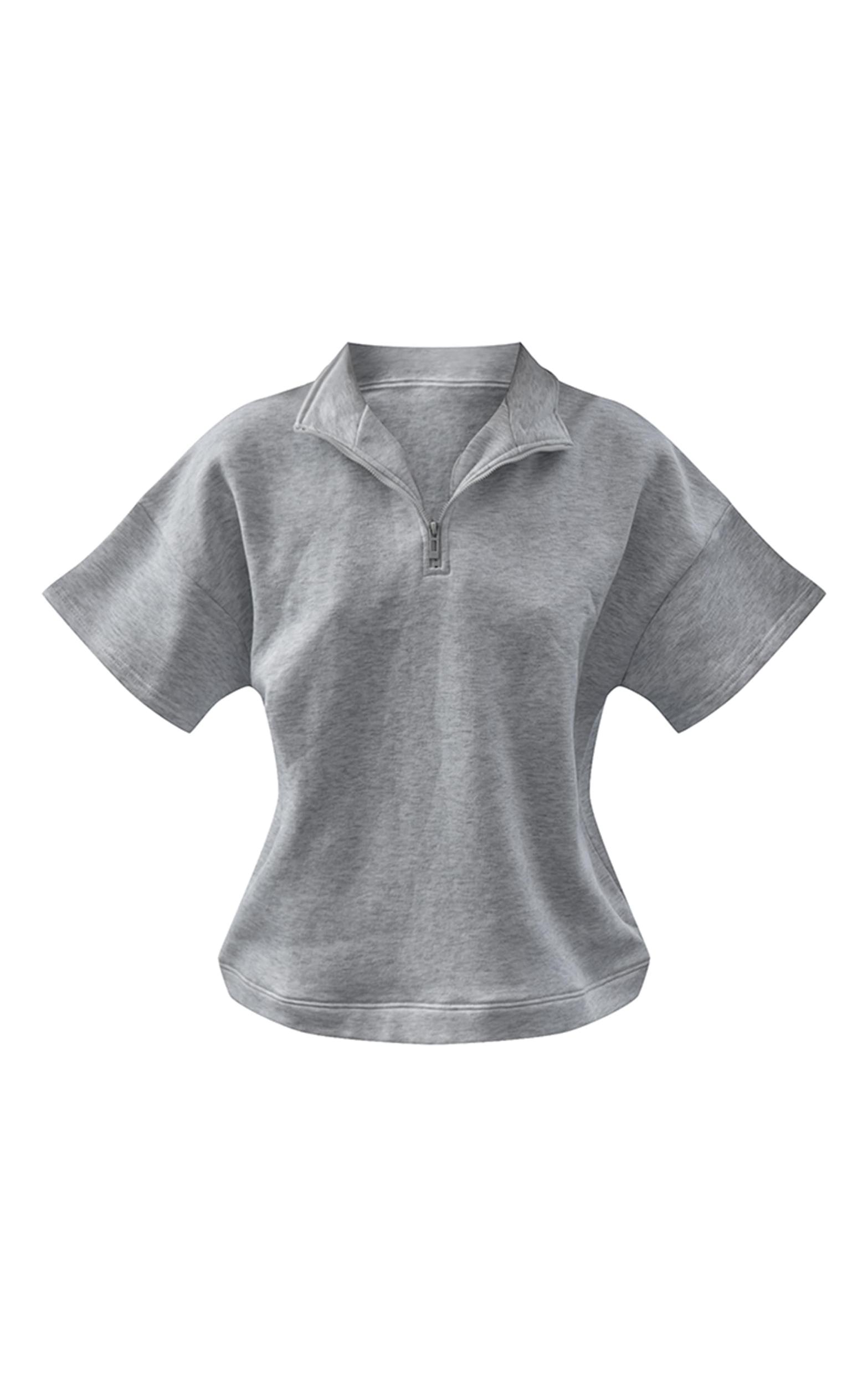 Ash Grey Drawcord Sweat Shorts Product Image